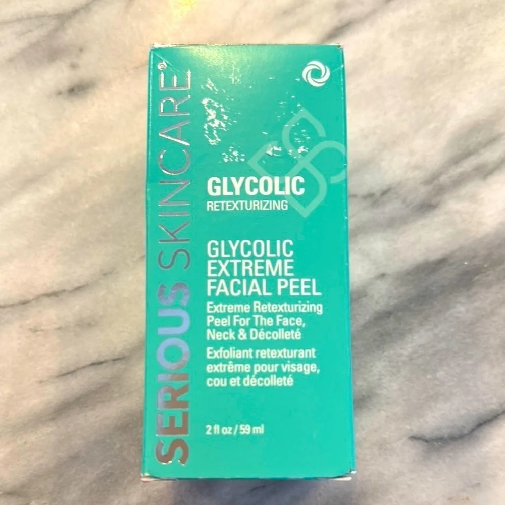 New Sealed Serious Skincare Glycolic Retexturizing Extreme Facial Peel